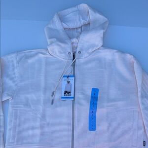 DKNY Sand Full Zip Hooded Jacket